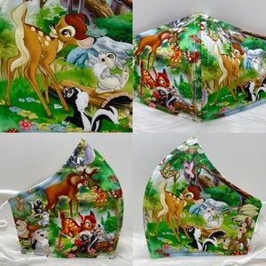 Very rare and beautiful Bambi and friends adult face mask